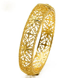 24K Plated Dubai Open Bracelet Wedding Jewelry