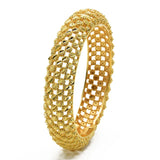 24K Plated Dubai Open Bracelet Wedding Jewelry