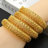 24K Plated Dubai Women's Wedding Bracelet CHD21148