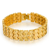 24K Plated Love Bow Watch Chain Heart-shaped Bracelets