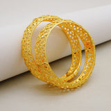 24K Plated Women Wedding Party Bracelet Bride Bangle Indian Jewellery