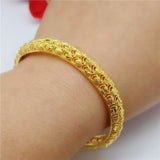 24K Pure Wispy Phoenix Tail Bracelet for Women