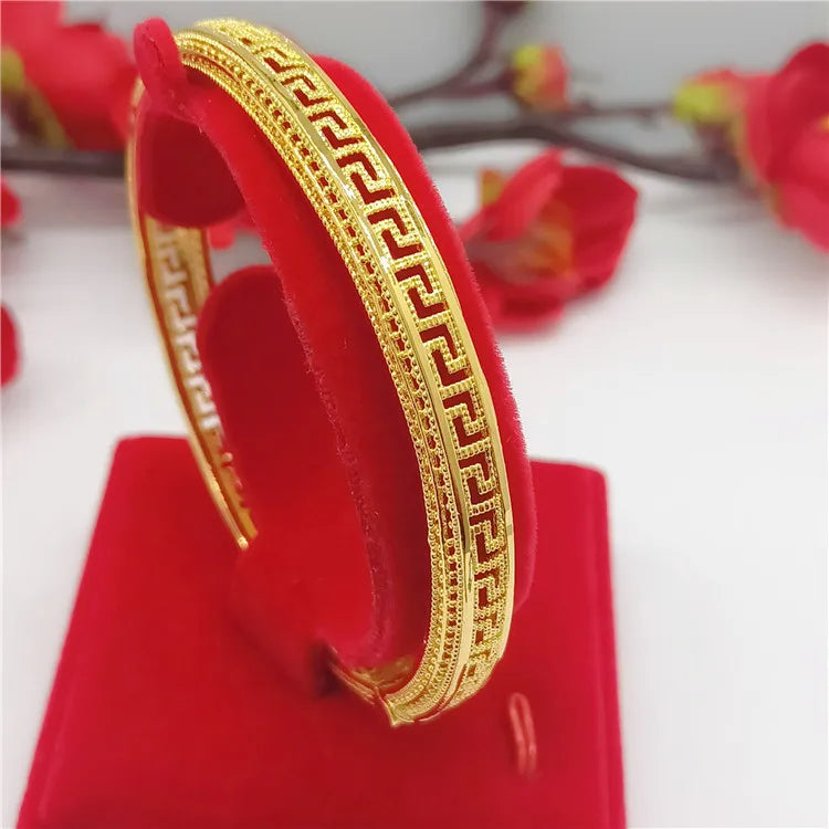 24K Pure Wispy Phoenix Tail Bracelet for Women