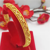 24K Pure Wispy Phoenix Tail Bracelet for Women