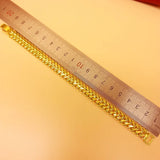 24K Pure Yellow Bracelets for Men Classic Jewelry