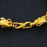 24K Pure Yellow Buddha Beads Men's Bracelet Thickening Bracelet