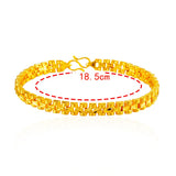 24K Pure Yellow Original Watch Chain Bracelet for Women
