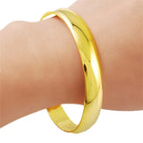 24K Real Bracelet Glossy Plating Women's Wedding Jewelry