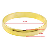 24K Real Bracelet Glossy Plating Women's Wedding Jewelry
