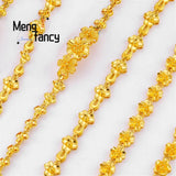 24K Vietnamese Sand Star Round Belly Bangle Natural Bracelets