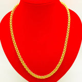 24K Gold Plated Dragon Head Rope Necklace for Men