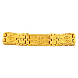 24K Yellow Plated Widened Watch Chain Bracelet for Men Dad Father