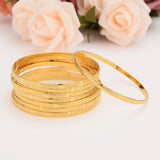 24K Plated Ethiopia Bangles Women