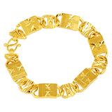 24K Gold-Plated Car Flower Bracelet Women's Jewelry Personalized Ladies Bracelet