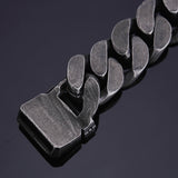 24MM Friendship Mens Bracelet Stainless Steel Man With Belt Buckle Chain