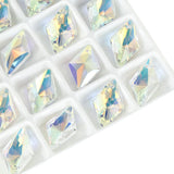 24PCS 19mm Rhombus Beads Crystal Pendant Glass Austria Charms Rhinestones Beads