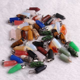 24PCS Carnelian Natural Stone Pendant Wholesale 22*8mm