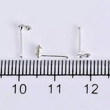 24PCS Colorful Double Crystal Nose Studs Boxed