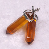 24PCS Chakra Pendant Crystal Necklace for Jewelry Making