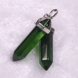 24PCS Chakra Pendant Crystal Necklace for Jewelry Making