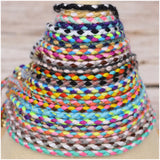 24PCS Tibetan Rope Bracelet Ethnic Tassel Copper Bead Unisex Party Accessories