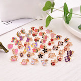 24 Pairs Girls Clip On Earrings Flower Dress Up Earrings