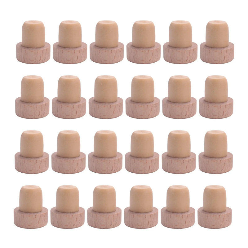 24Pc Wine Bottle Corks T Cork Plugs for Wine Cork Reusable Wine Stopper