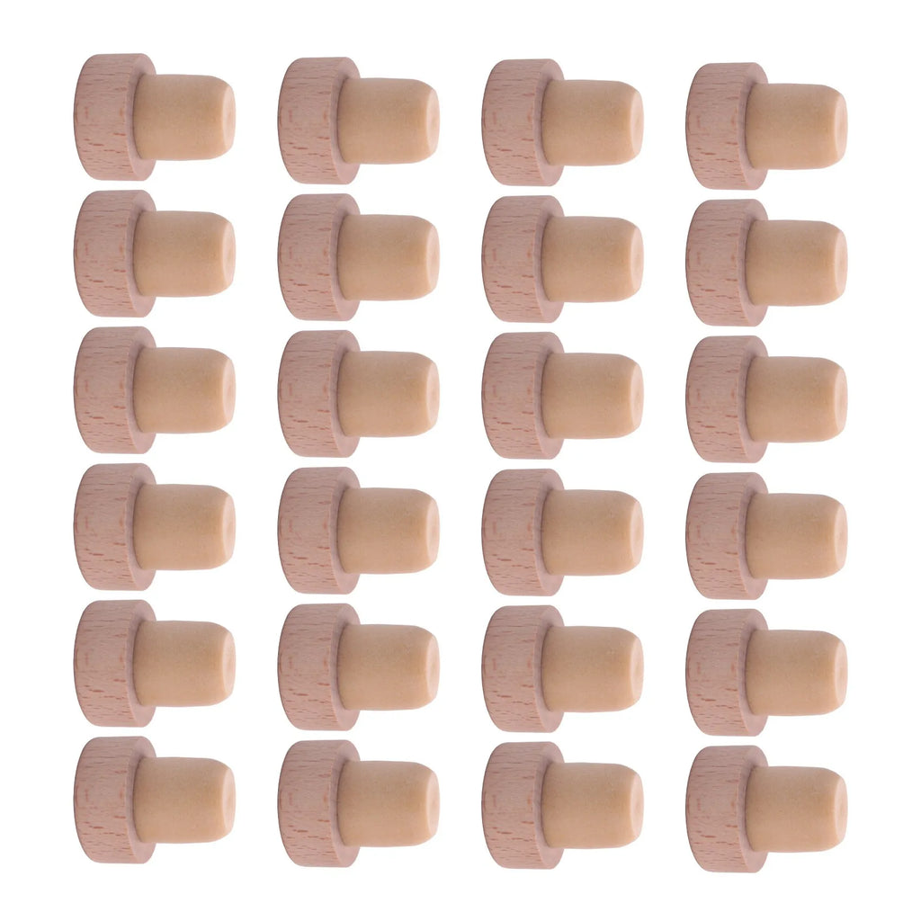 24Pc Wine Bottle Corks T Cork Plugs for Wine Cork Reusable Wine Stopper