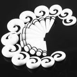 24Pcs Acrylic Ear Stretching Kit Spiral Tapers Plugs Tunnels