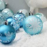 24Pcs Christmas Tree Hanging Ball Decor - Xmas Party Supplies