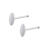 24Pcs 925 Sterling Silver Gold leaf Nose Rings Studs for Women Men