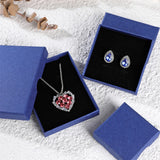 24Pcs Box Jewelry Pendant Paperboard Storage Bracelet Case Packaging