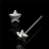 24Pcs/Box Star Sterling Silver Nose Pin Body Piercing Jewelry