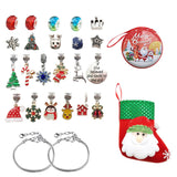 24Pcs Christmas Bracelet Making Kit DIY Jewelry Supplies for Adults