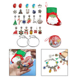 24Pcs Christmas Bracelet Making Kit DIY Jewelry Supplies for Adults