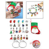 24Pcs Christmas Bracelet Making Kit DIY Jewelry Supplies for Adults