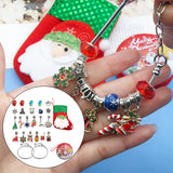 24Pcs Christmas Bracelet Making Kit DIY Jewelry Supplies for Adults