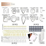 24Pcs Clay Cutter Stainless Steel DIY Ceramic Craft Cutting Mold H8WF