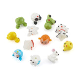 24Pcs Animal Bumpy Lampwork Beads Strands for DIY Jewelry