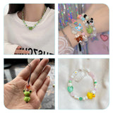 24Pcs Animal Bumpy Lampwork Beads Strands for DIY Jewelry