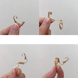 24Pcs Earring Converter Comfort Earring Pads Clip-On No-Pierced