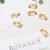 24Pcs Earring Converter Comfort Earring Pads Clip-On No-Pierced
