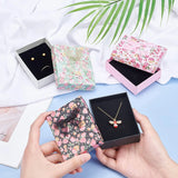 24Pcs Flower Pattern Jewelry Box Container Display with Sponge