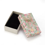24Pcs Flower Pattern Jewelry Box Container Display with Sponge