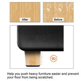 24Pcs Furniture Sliders 30mm Chair Leg Protectors with Screws