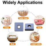 24Pcs Furniture Sliders 30mm Chair Leg Protectors with Screws