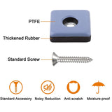 24Pcs Furniture Sliders 30mm Chair Leg Protectors with Screws