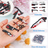 24Pcs Mini Women's DIY Jewelry Craft Charm Pendant Set