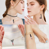 24Pcs Mini Women's DIY Jewelry Craft Charm Pendant Set