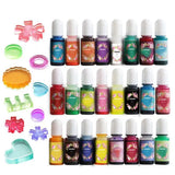24Pcs Epoxy Resin Dye Colorant UV Resin Pigment
